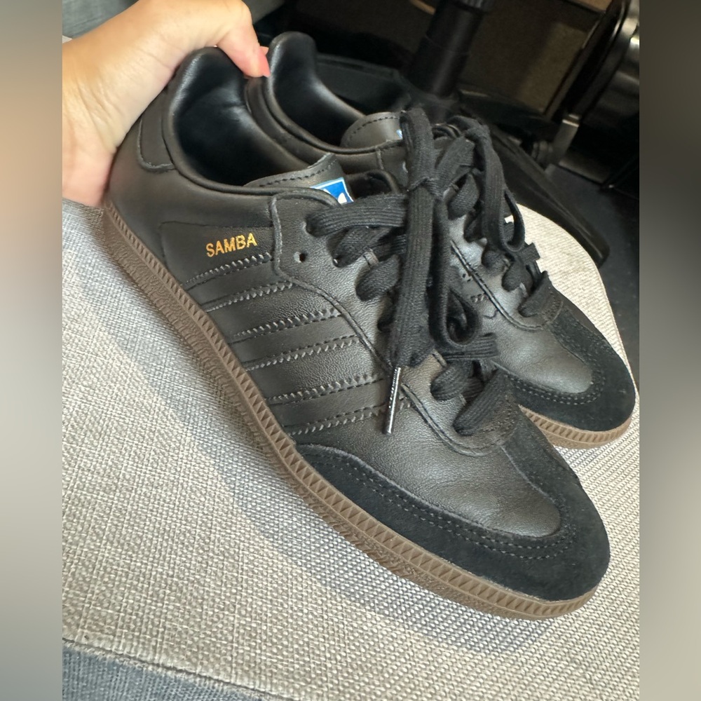 ADIDAS SAMBA OG BLACK SIZE 5women/4m